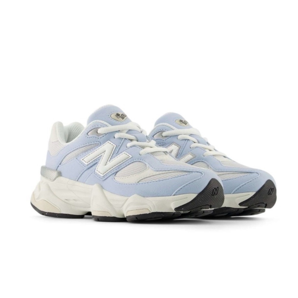 New Balance Kids' Ice Light Blue Mesh & Suede Sneakers